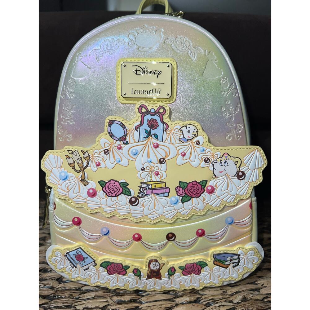 Loungefly Disney Beauty & the Beast Belle Cake Mini Backpack